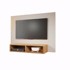 Painel Para Tv 43 Polegadas 90cm X 120cm Life Off White / Mel