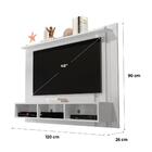 Painel Para Tv 48 Polegadas Nice Com Nicho E Prateleira - Bra