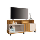 Painel Para Tv 50" Bancada Com Rodízio Karen H01 - D'rossi -