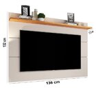 Painel Para Tv 50 Polegadas 136cm 1 Prateleira Vivare New Off