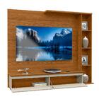 Painel Para Tv 50 Polegadas Cumaru Off White Sublime Patrimar