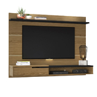 Painel Para Tv 50 Polegadas Home Mel Freijo/preto Ac Balaton