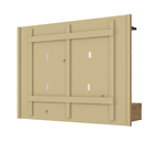 Painel Para Tv 50 Polegadas Home Mel Freijo/preto Ac Balaton