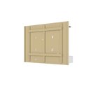 Painel Para Tv 50 Polegadas Suspenso Home Balaton Olivar Bran