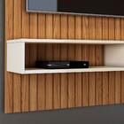 Painel Para Tv 55 Polegadas Miti Cor Carvalho Europeu Creme D