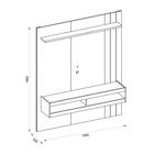 Painel Para Tv 55 Polegadas Norton 150cm Caemmun