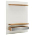 Painel Para Tv 55 Polegadas Pegli Off White E Freijó