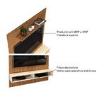 Painel Para Tv 55 Polegadas Ripado 135cm Miti Dj Móveis