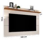 Painel Para Tv 60 Polegadas 160cm 1 Prateleira Vivare New Off