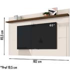 Painel Para Tv 60 Polegadas 4581 Off White Savana Madetec