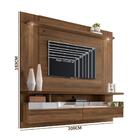 Painel Para Tv 60 Polegadas Com Led Nogueira 2.0 Shopjm