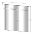 Painel Para Tv 60 Polegadas Com Prateleira Ripado Real Classi