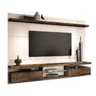 Painel Para Tv 60 Polegadas Livin Off White E Deck 220 Cm