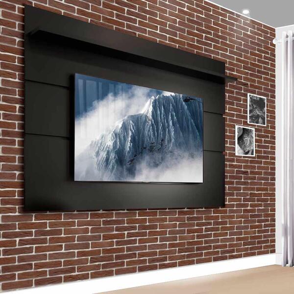 Painel Para Tv 60 Polegadas Preto Acetinado Prism Patrimar