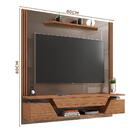 Painel Para Tv 60 Polegadas Suspenso Cinza Pérola Noce Valley