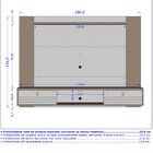 Painel Para Tv 65 Polegadas Ametista Madeira Rústica Ripado -