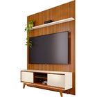 Painel Para Tv 65 Polegadas Composição Bancada Nilo Cinamomo/