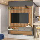 Painel Para Tv 65 Polegadas Ripado Com Led Lumini Linea Brasil