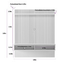 Painel Para Tv 65 Polegadas Ripado Com Led Lumini Linea Brasil