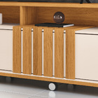 Painel Para Tv 70" Bancada Com Rodízio Karen 1.8 H01 - D'ross