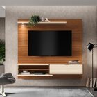 Painel Para Tv 70 Polegadas Com Led Suspenso Home Trenton Cin