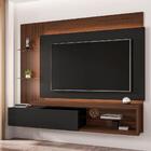 Painel Para Tv 70" Turim Naturalle Titanium Ripado