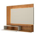 Painel Para Tv 70" Turim Nogal Preto Fosco