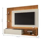 Painel Para Tv 70" Turim Nogal Preto Fosco