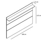 Painel Para Tv 70" Vivare New 1.8 - Branco - Germai