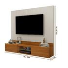 Painel Para Tv 75 Polegadas Carvalho Off White Conquest Luapa