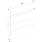 Painel Para Tv 75 Polegadas Com Prateleira Goiânia Calacata/o