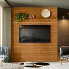 Painel Para Tv 75 Polegadas Com Prateleira Goiânia Naturale