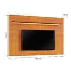 Painel Para Tv 75 Polegadas Nápoles Moderno Quadriculado Com