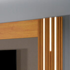 Painel Para Tv 75 Ripado C/led Valencia Mavaular