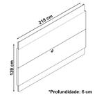 Painel Para Tv 80 Pol 218 Cm 14x Tebar