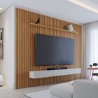 Painel Para Tv 82 Polegadas 240cmx304cm 100% Mdf Ripado 3.0