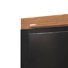 Painel Para Tv  Até 60 Pol. 1.35 Quasar C14 Preto/noce - Mpoz