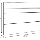 Painel Para Tv Arizona 1.8 Castanho – Móveisaqui