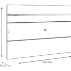 Painel Para Tv Arizona 2.2 Branco – Móveisaqui
