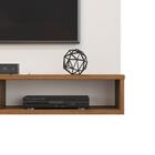 Painel Para Tv Artemis Com Frisos Freijó Off White