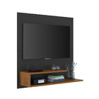 Painel Para Tv Até 32 Polegadas Com Nicho Kansas Preto/freijó
