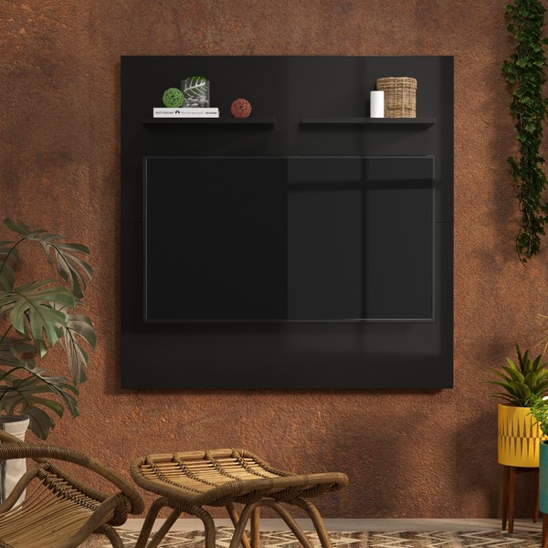 Painel Para Tv Até 32p Apolo Cor Preto - Comprar Móveis Em Ca