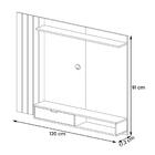 Painel Para Tv Até 40 Polegadas Jb 5001 1 Porta Nature - Jb B