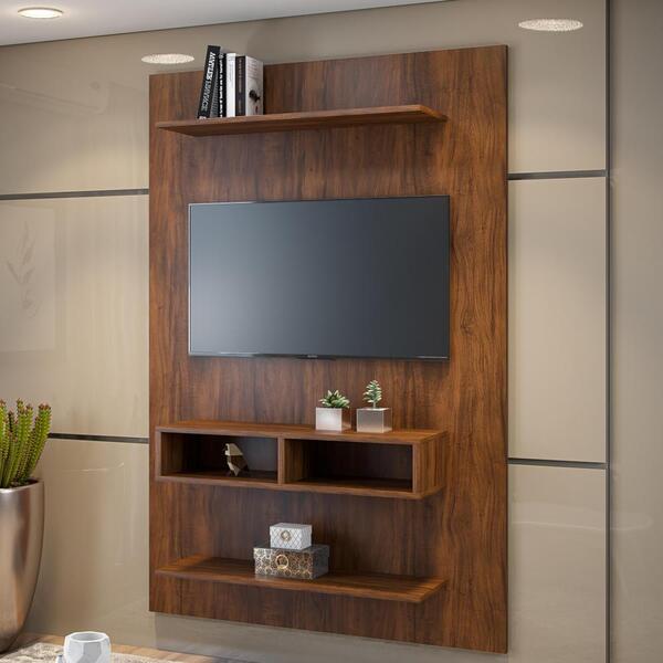 Painel Para Tv Até 42 Polegadas 115cm Viero Byte - Imbuia