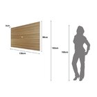 Painel Para Tv Até 42 Polegadas 136cmx90cm 1 Prateleira Pa291