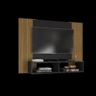 Painel Para Tv Até 42 Polegadas 2 Nichos Navi Preto Fosco/rip