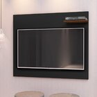 Painel Para Tv Até 42 Polegadas 90cmx110cm Denver Preto/canela