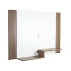 Painel Para Tv Até 42 Polegadas Com 2 Nichos Branco/nogal Los