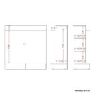 Painel Para Tv Até 42 Polegadas Com Closet Nicho Elegance Bra