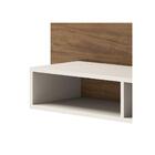 Painel Para Tv Até 42 Polegadas Iris Imbuia E Off White 120cm